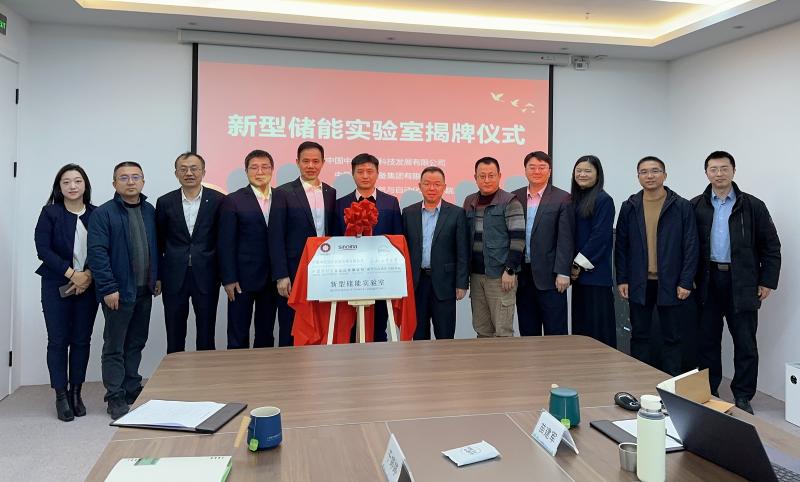 裝備集團(tuán)與中材海外、合肥工業(yè)大學(xué)共建新型儲(chǔ)能實(shí)驗(yàn)室在滬揭牌